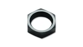 10690 Vibrant Performance Black Anodized Aluminum -3an Bulkhead Nut Female Threads