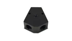 10822 Vibrant Performance Billet Aluminum Y-block Fitting With 1/8in Npt Port - 1/2in X 10822 Vibrant Performance Billet Aluminum Y-block Fitting With 1/8in Npt Port - 1/2in X