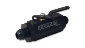 16744 Vibrant Performance -4an To Male Shut Off Valve