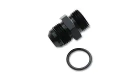 16828 Vibrant Performance Black An Flare To Straight Cut Adapter Fitting Male