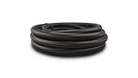 18964 Vibrant Performance -4 An Black Nylon Braided Flex Hose With Ptfe Liner 10ft Long