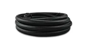 18966 Vibrant Performance Hose - 6 An 10 Ft Braided Nylon Rubber Black