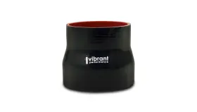 19724 Vibrant Performance Silicone Reducer Coupler 2.25in Id X 1.50in 3.00in Long - Black