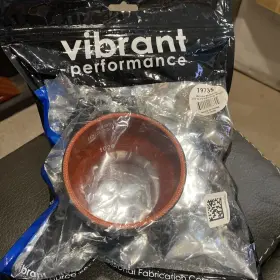 19735 Vibrant Performance 4ply Reducer Silicone Coupler 2.75 Inch X3.5 X3 Long Black