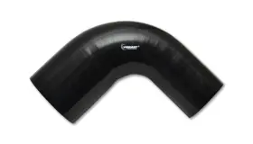 19791 Vibrant Performance Gloss Black Silicone 90 Degree Transition Elbow