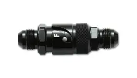 20812 Vibrant Performance Fitting - Quick Disconnect Both Halves To 12 An Male Black