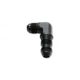 Tlx-vib10610-cl360a70 Vibrant For Bulkhead Adapter 90 Degree Elbow Fitting -6an Anodized Black Only