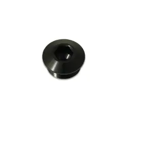 Tlx-vib10995-cl360a70 Vibrant For Aluminum 12an Orb Slimline Port Plug With O-ring Anodized Black