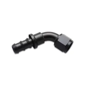Tlx-vib22608-cl360a70 Vibrant For Push-on 60 Degree Hose End Elbow Fittingsize 8an Tlx-vib22608-cl360a70 Vibrant For Push-on 60 Degree Hose End Elbow Fittingsize 8an