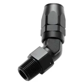 Tlx-vib26402-cl360a70 Vibrant Hose End Fitting 6an Male Npt 45degree 3/8