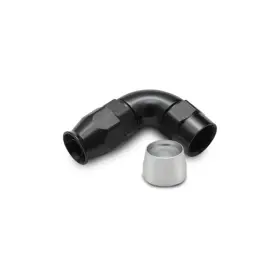 Tlx-vib28906-cl360a70 Vibrant For 90 Degree Elbow Hose End Fitting Ptfe Lined -6an