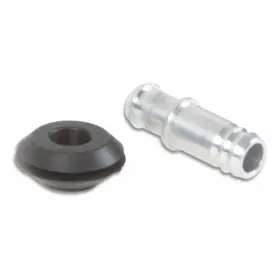 Tlx-vib2895-cl360a70 Vibrant For Aluminum Vacuum Hose Fitting 10mm 2/5in O.d. Includes Rubber Grommet