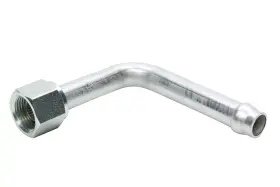 121019 Vintage Air 90 Heater Fitting Aluminum 10 An Female To 5/8 In Hose Barb