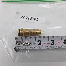 20725102 Volvo Brass Fuel Line 3/8 Inch 5/8 Male Adapter Fitting Hose For Mack Truck