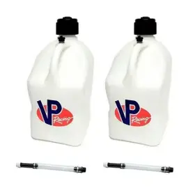 Vp Racing Fuels 740350616420 Utility Jugs Square 5.5 Gallon - White 2 Pack