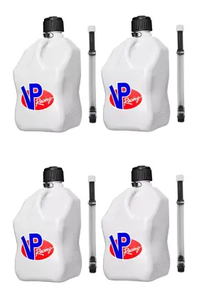Vp Racing Fuels 846781013774 5.5 Gallon Motorsport Utility Container White - 4pack