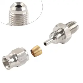 Waterttth 336245277977 Stainless Steel Brake Line 3an An3 Male To An 3 Hose End Thread