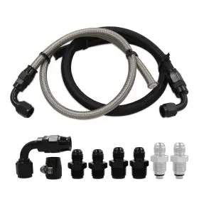Yx05693 Wnseu Power Steering Hose Kit For Chevy C10 Ls Swap 1950-2000 Universal Compatible