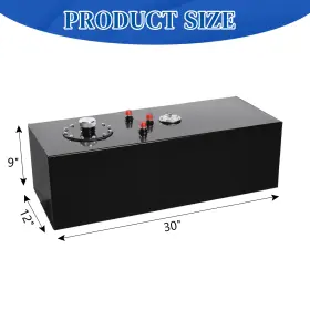 Wk-331209-12223 Worldokit 15 Gallon 60l Top-feed Aluminum Racing Drift Fuel Cell Tank Level Sender