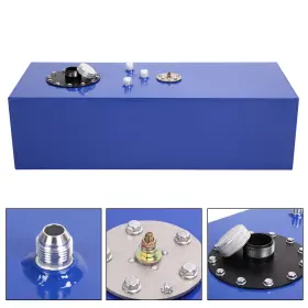 Worldokit Wk-331209-1719 New Quality 15 Gallon Aluminum Polished Alloy Fuel Cell Tank Level Sender