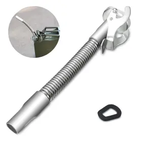 Wowpartspro 631661887510 Stainless Steel Fuel Hose Flexible Nozzle Leak Proof For 5l 10l 20l Jerry Cans