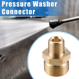 M14x1.5 X Autohaux 637516686192 1 Pc Pressure Washer Connector 8mm Adapter Brass Screw Hose M14x1.5 X Autohaux 637516686192 1 Pc Pressure Washer Connector 8mm Adapter Brass Screw Hose