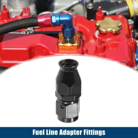 X Autohaux 716058640586 Car Ptfe Hose End Fitting For Aluminum Alloy 4an Straight