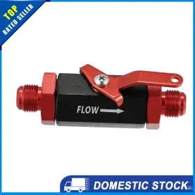 An10 X Autohaux 726215107326 Universal Shut Off Valve Fitting Male Fuel Pack Of 1