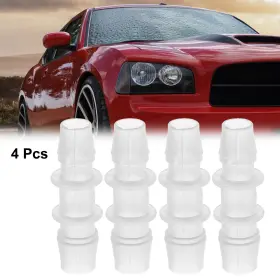 X Autohaux 734301136600 4 Pcs 7/16 Inch To 3/8 I Shaped Hose Barb Pp Translucent
