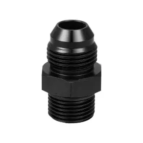 X Autohaux 734301466035 Black 8an Male To M18x1.5mm Flare Union Coupler Fuel Oil Line Hose Adapter