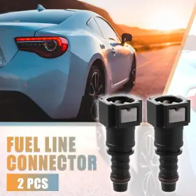 X Autohaux 743151219104 2pcs Car 5/16 Fitting Fuel Line Quick Connector For To Id Nylon Tubing