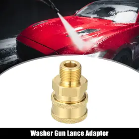 X Autohaux 767153412493 Pressure Washer Coupler Gun Adapter Universal For Car 3/8 Inch 9mm Id