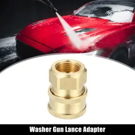 X Autohaux 767153434402 Pressure Washer Coupler Female Gun Adapter For Vehicle Brass X Autohaux 767153434402 Pressure Washer Coupler Female Gun Adapter For Vehicle Brass