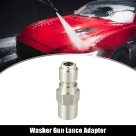 X Autohaux 767153435089 Pressure Washer Coupler Gun Adapter For Car Stainless Steel 1/8 Inch X Autohaux 767153435089 Pressure Washer Coupler Gun Adapter For Car Stainless Steel 1/8 Inch