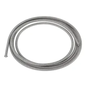 A21100900ux0258 X Autohaux An4 1/4 Inch 3 Meters Universal Braided Ptfe 3m Silver Tone