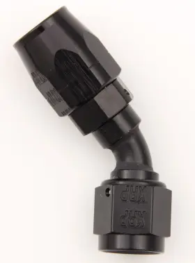 204508bb Xrp Black Size 8 45 Degree Double Swivel Hose End