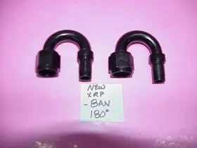 221808 Xrp 2 New Hs-79 Crimp Hose Fittings -08 An 180 Black Nascar #34