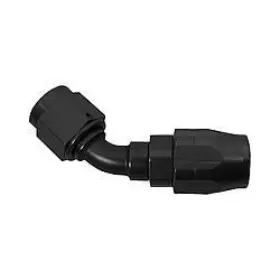 Xrp Xtreme Racing Products 204512bb #12 45 Deg Double Swivel Hose End Black