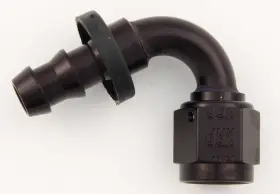 231208bb Xrp Xtreme Racing Products #8 120 Deg Push-on Hose End Black
