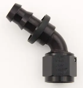 236006bb Xrp Xtreme Racing Products #6 60 Deg Push-on Hose End Black