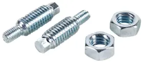 Xs Power 692209015482 587 Zinc Plated Hardened Steel Stud Adaptor M6 To 3/8 Inch Thread