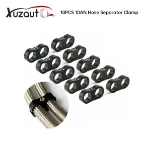 Wr-1004-an10 Xuz 10pcs An10 Hose Separator Clamp Bracket Adapter For 5/8 Inch Oil Fuel Line