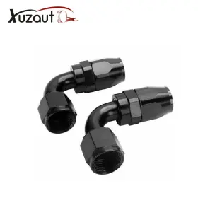 12an Xuz512 751315620260 2pcs 90 Degree Swivel Hose End Fitting Adaptor For Cpe Fuel Line Aluminum
