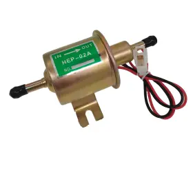 Hep-02a Yct 12v Electric Fuel Pump Metal Solid Petrol 12 Volts Replacement For
