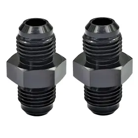 2211080ll-anm-y Ysil 6an Male To Flare Coupler 2pcs Fuel Hose Fitting Black