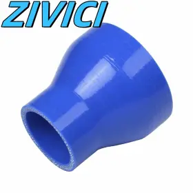 T17902-l Zivici 102mm-74mm Straight Reducer Silicone Hose Intercooler Coupler Turbo Blue