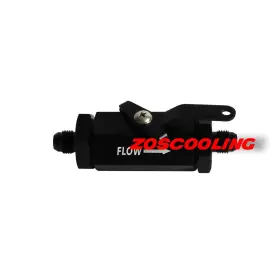 T084k Zos-cooling Aluminum Inline Fuel Filter Shut Off Valve Cut Fitting An6 An8 An10 An12