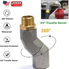 3/4" Fuel Hose Swivel 360 Rotating Connector For Transfer New. Price: $17.98.