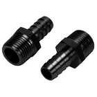 Derale 15712; Adapter Fitting 1/2 In. Npt Male - Hose Barb Black New. Price: $5.99.
