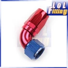90 Degree AN12 -12AN One Piece Full Flow Hose End Fitting Adapter Red/blue Usa. New. Price: $10.40.
